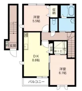 フルハウス サン【2階】の間取り