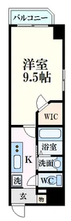 ウイング宝町フォース【2階】の間取り