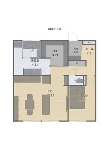 ビアン鎌倉台【3階】の間取り