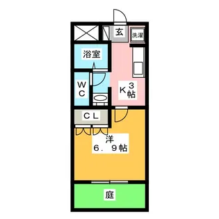 ラ メゾン ド ショコラ【1階】の間取り