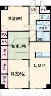 ボンヌール【2階】の間取り