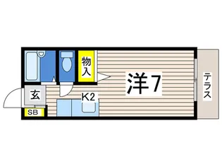 ウェルネス ヨコハマ【1階】の間取り