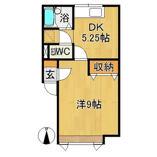 アミティたちばな【1階】の間取り