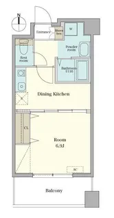 RJR姪浜【9階】の間取り