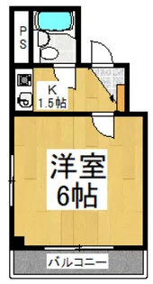 ニチエーイン鷹の台【3階】の間取り