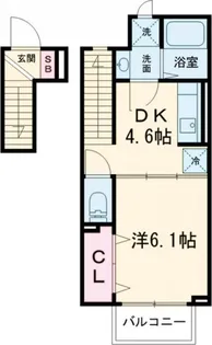 ギャランコートII【2階】の間取り