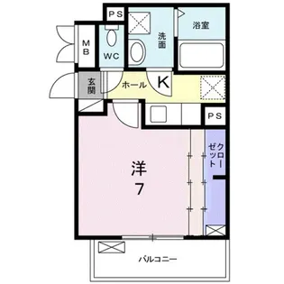 ネオ コンテ B【2階】の間取り