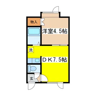 レオーネ芦野【2階】の間取り