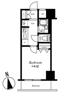 メイクスデザイン住吉IV【5階】の間取り