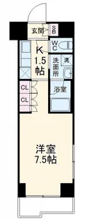 ルーブル川崎中丸子参番館【5階】の間取り
