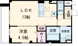 PALMS【1階】の間取り