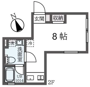ASTILE広尾【2階】の間取り