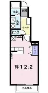 チェリー フィールド ノース【1階】の間取り