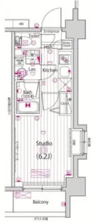 グランド・ガーラ横浜【9階】の間取り