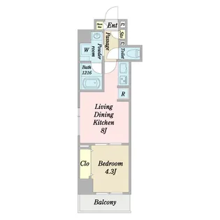 Raccolta烏山【2階】の間取り