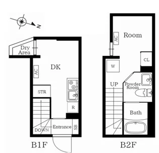プレニーズ護国寺プルミアの間取り