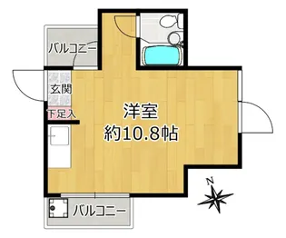 ロイヤルパレス新宿御苑【1階】の間取り