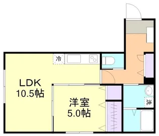 シャトーピエーシャン【1階】の間取り