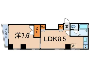 作田ビル【4階】の間取り
