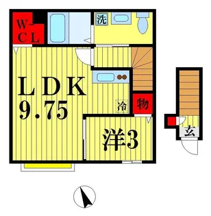 リバーパーク隅田III【2階】の間取り