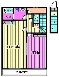 グリーンリッチ【2階】の間取り