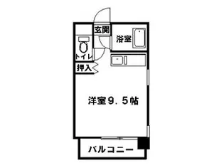 エステート6【2階】の間取り