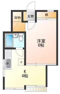 サンシャワーM【1階】の間取り
