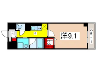 サンプラザ新石切駅前【4階】の間取り