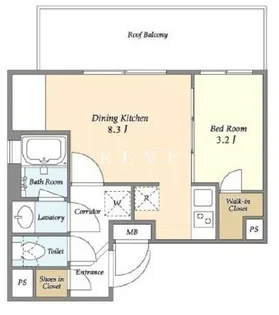 SUNIVAS飯田橋【5階】の間取り