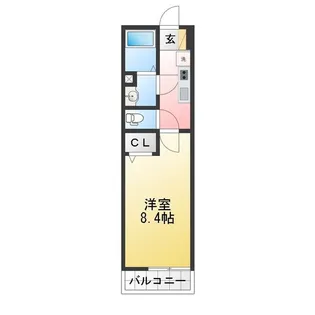 リブリ・Tripolis III【1階】の間取り