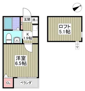 DHG恵【1階】の間取り
