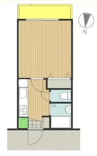 ハイエストマンション【1階】の間取り
