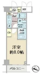 コンシェリア東京BAYSIDE COURT【2階】の間取り