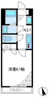 テラス清澄橋【2階】の間取り