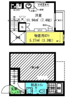 RadAnce大和田【2階】の間取り