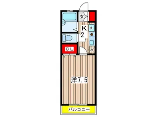 コンフォ-レ日吉III【2階】の間取り