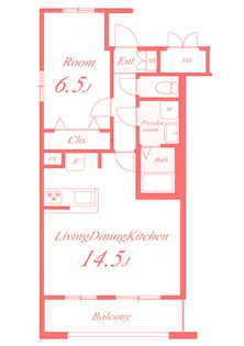 シンフォニアフレア【1階】の間取り