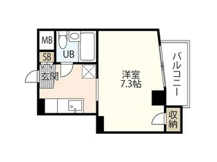 十日市ふじビル【4階】の間取り
