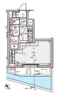 THE HOUSE 赤坂檜町 ザハウス赤坂檜町【5階】の間取り