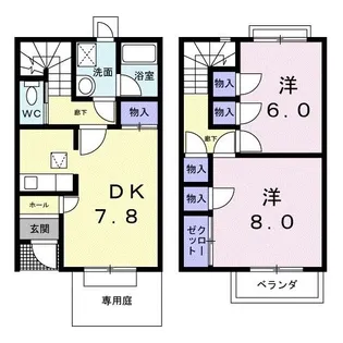 サン・テラス【1階】の間取り