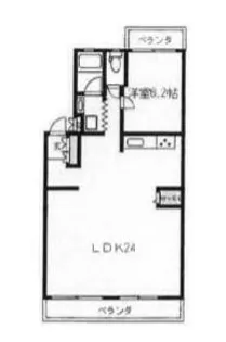 エクセルコート【4階】の間取り