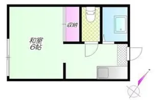 コーポさかえ【2階】の間取り