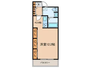 シティコート目黒3号棟【2階】の間取り