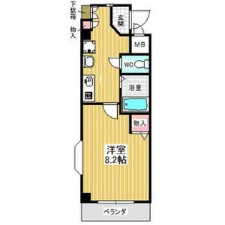 PLAGE HIMURO【5階】の間取り