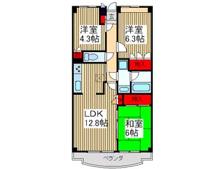 ファインドエル2新宿【5階】の間取り