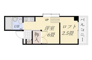 サンセットビル(西田)【4階】の間取り