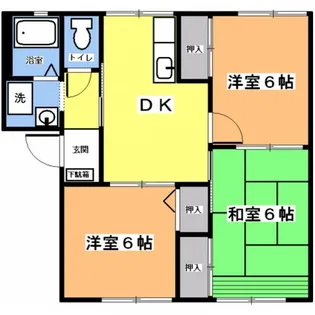 ニューハイム・ヒロ【2階】の間取り