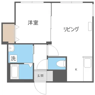 ベルリネッタ豊平【4階】の間取り