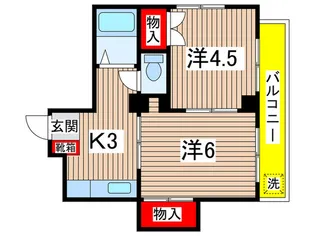 第一広田マンションの間取り