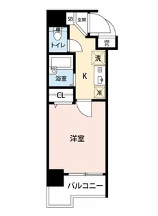 マイナビSTAYミライエ白金台駅前【7階】の間取り